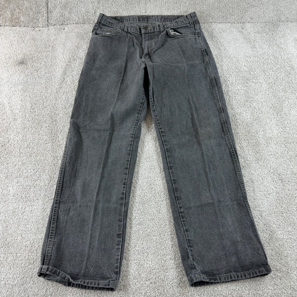 Dickies Work Jeans Men's Sz 36x32 W416C28 Black 100% Cotton Made in Mexico